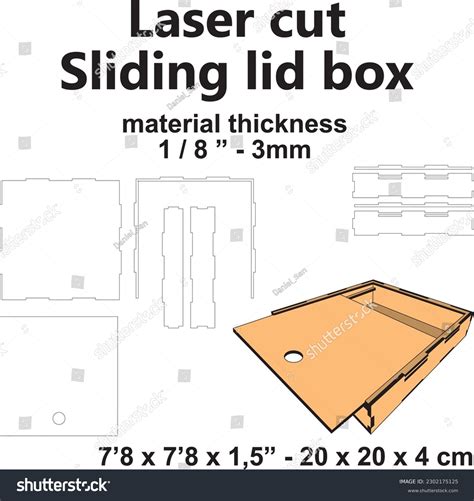 metal box with sliding lid|sliding lid box template.